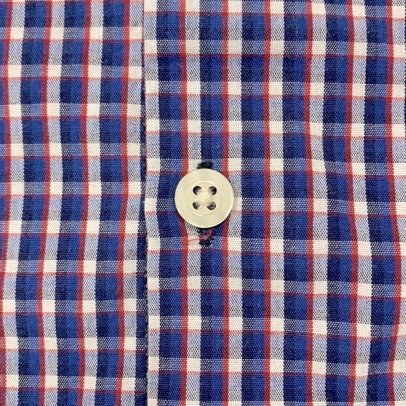 IZOD Brand Plaid Button Down Shirt 3T Long Sleeve - Picture 6 of 6